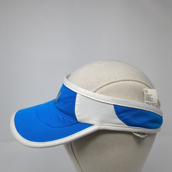The North Face Unisex Strapback Golf Sun Visor Hat Blue Lightweight Breathable - Picture 3 of 7